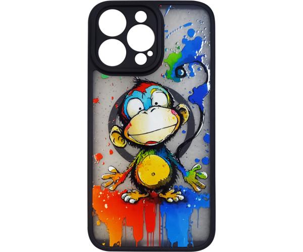 Чохол накладка Gelius Print Case UV (Magsafe) для iPhone 12 Pro, Monkey - фото 1