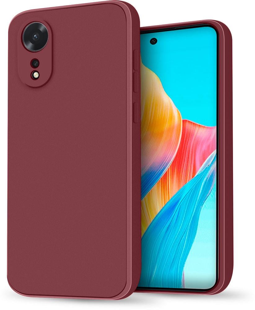 Силиконовый чехол HardCorner OPPO A58 (с микрофиброй) Wine (34423-42) Силиконовый чехол HardCorner OPPO A58 (с микрофиброй) Wine (34423-42)
