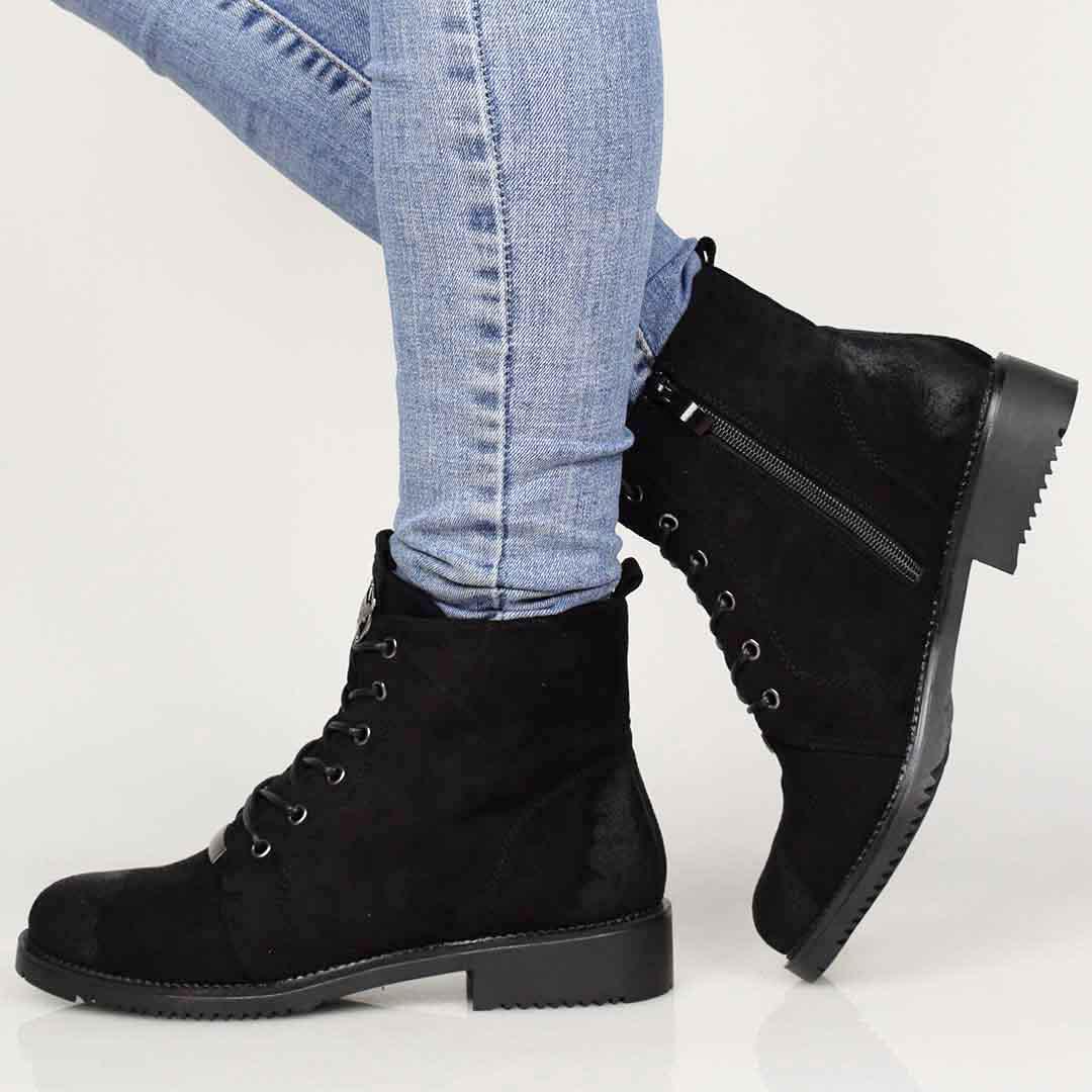 Ботинки женские с декором 327223 р. 38 24,5 см