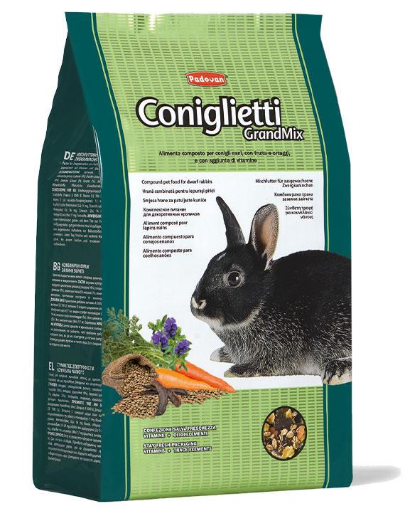 Корм для кроликов Padоvan Grandmix Coniglietti комплексный 850 г (PP00189)