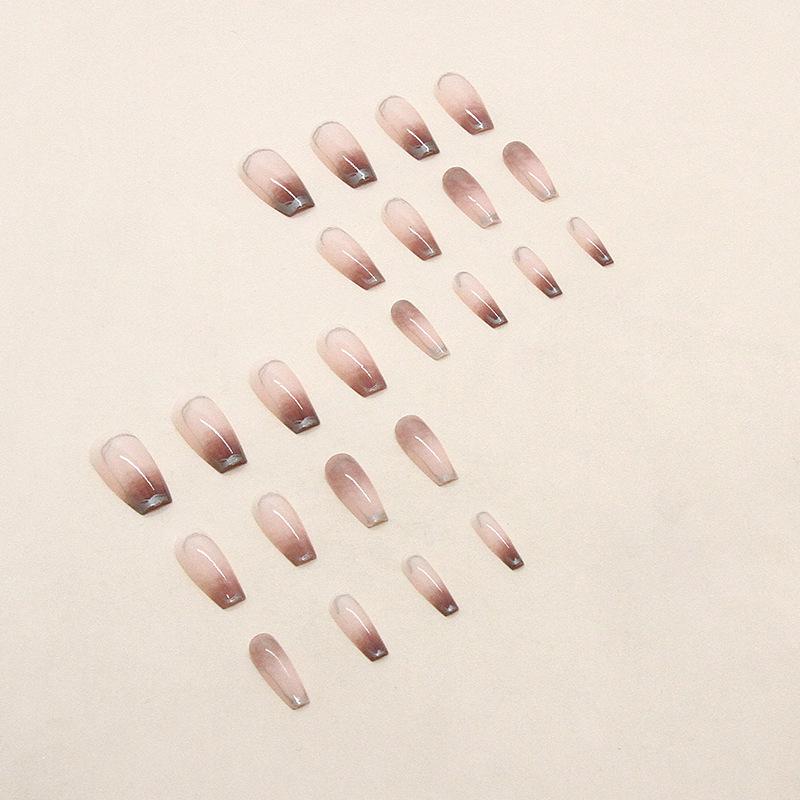 Накладные ногти с клеем Bananahall R712 24 шт. Бежевый (A9888) - фото 2 Накладные ногти с клеем Bananahall R712 24 шт. Бежевый (A9888) - фото 2