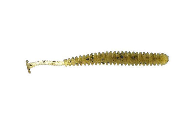 Силиконовый виброхвост Reins Aji Adder Shad №002 для микроджига съедобный 2" 15 шт. Green Pumpkin (6759)