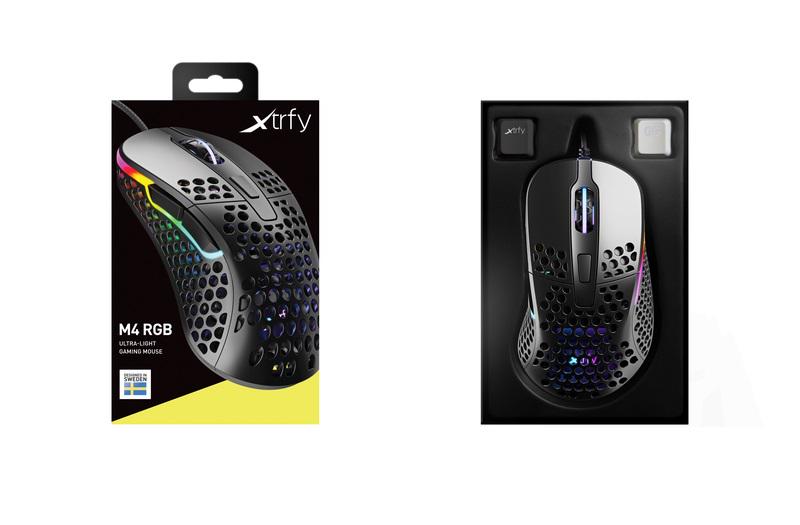 Мишка ігрова провідна Xtrfy Cherry M4 з RGB Чорний (XG-M4-RGB-Black) - фото 9