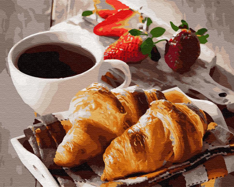 Картина по номерам Brushme Шоколадный круассан (GX27393)