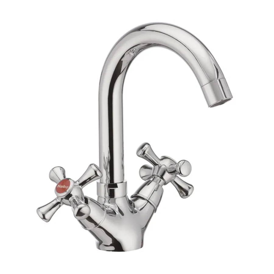 Смеситель для умывальника Haiba Smes 274 Chrome (HB0377) Смеситель для умывальника Haiba Smes 274 Chrome (HB0377)