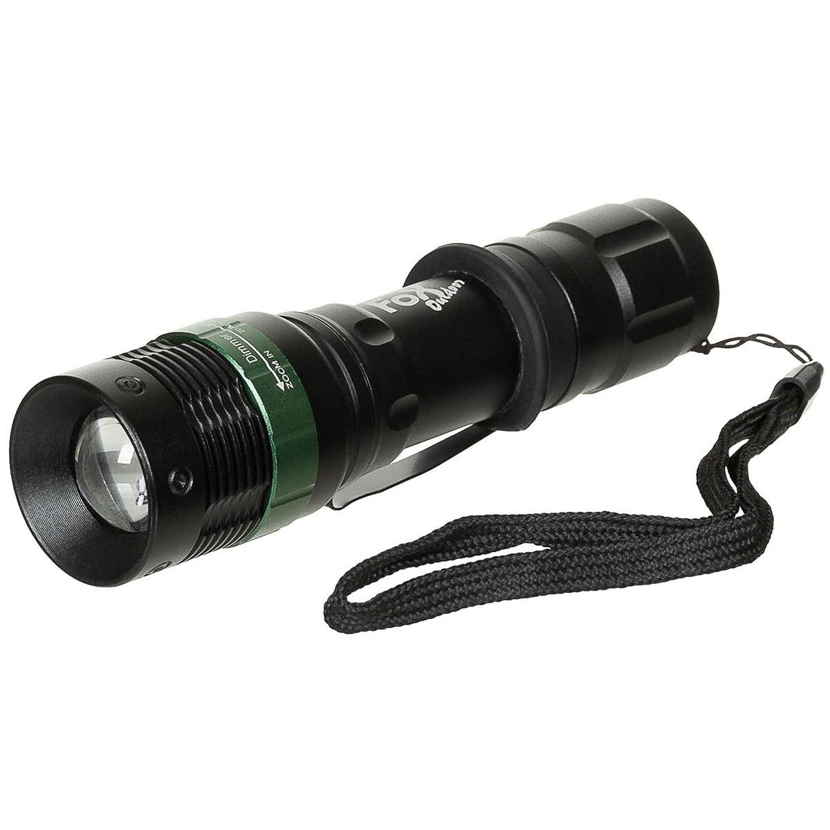 Фонарь Fox Outdoor Tactical Black (4000001503)