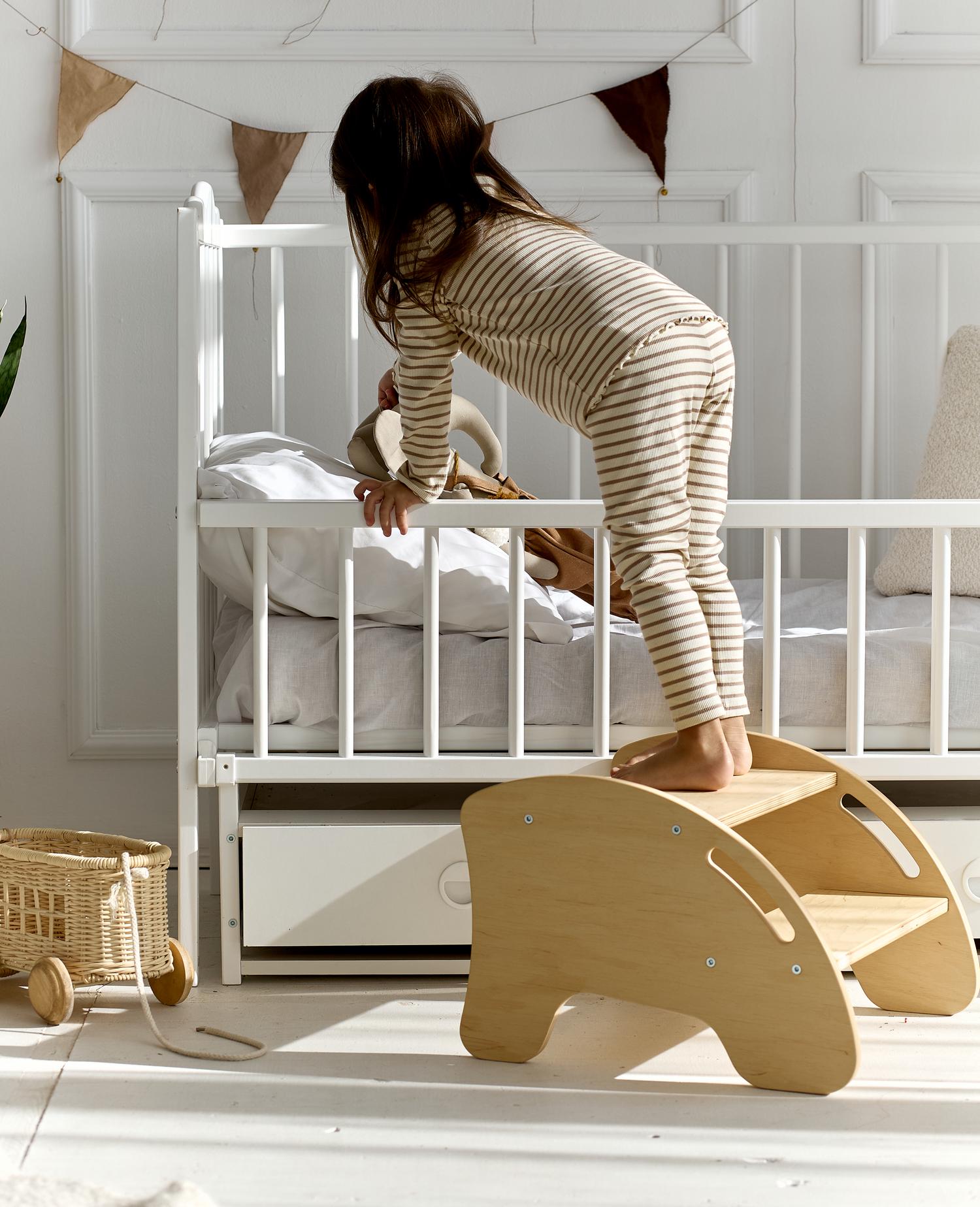 Дитяча підставка-сходинка Just Kids для кухні та ванної з фанери - фото 6 Дитяча підставка-сходинка Just Kids для кухні та ванної з фанери - фото 6