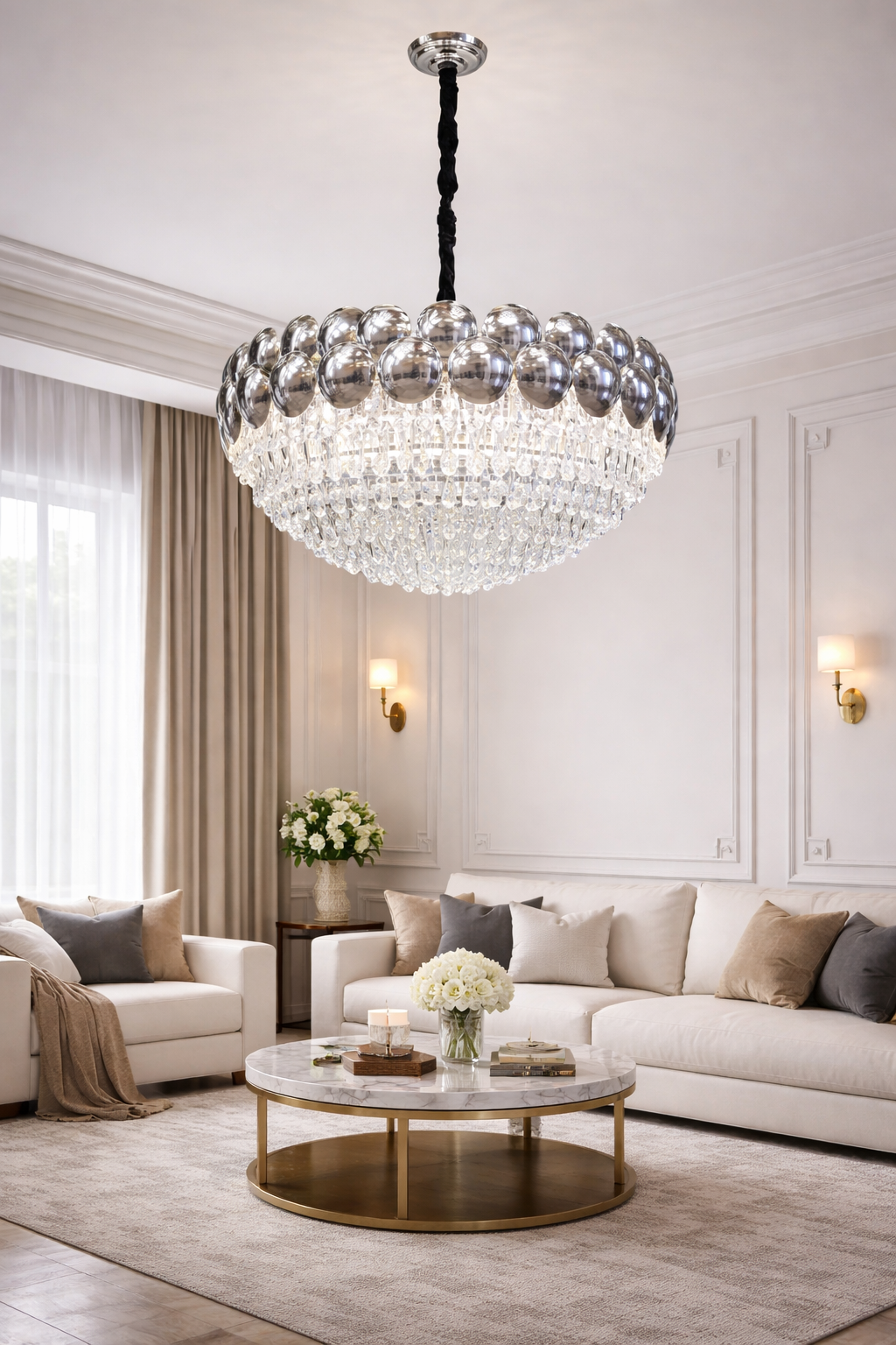 Люстра Imperial Sphere Е14 18 ламп (20334/800CH)