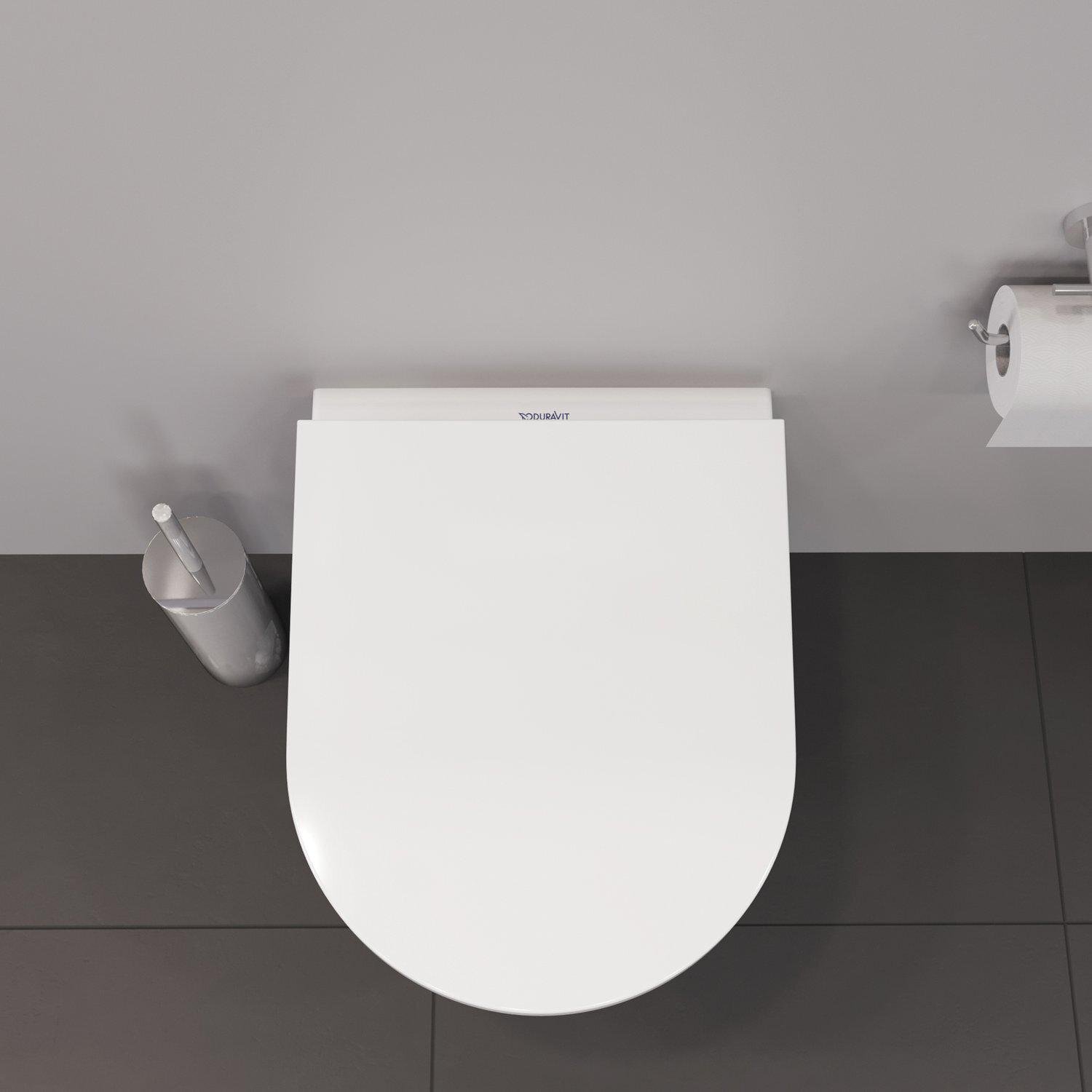 Унитаз подвесной DURAVIT D-Neo 45880900A1 безободковый с сиденьем с микролифтом (226679) - фото 4 Унитаз подвесной DURAVIT D-Neo 45880900A1 безободковый с сиденьем с микролифтом (226679) - фото 4