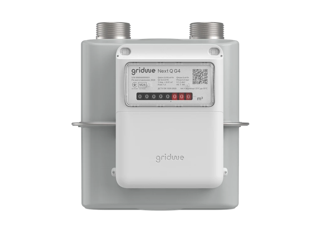 Счетчик газовый умный Next Q с технологией NB-IoT 1.6 DN 20 мм G 3/4" направление справа налево 110 мм (33307566)