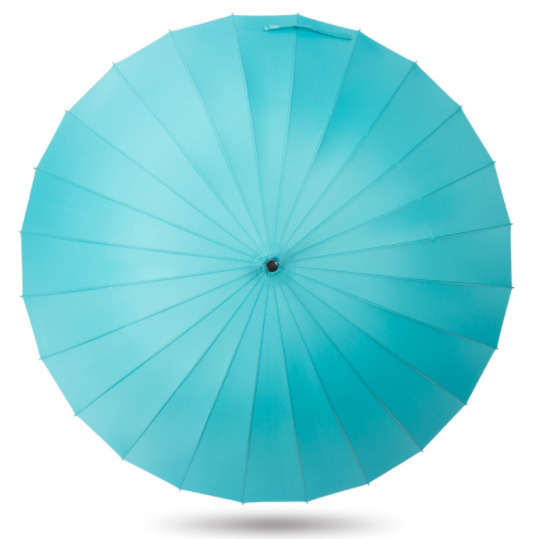 Парасолька-тростина SUNROZ Large Umbrella з великим куполом 24 спиці 114 см Блакитний (SUN7904)