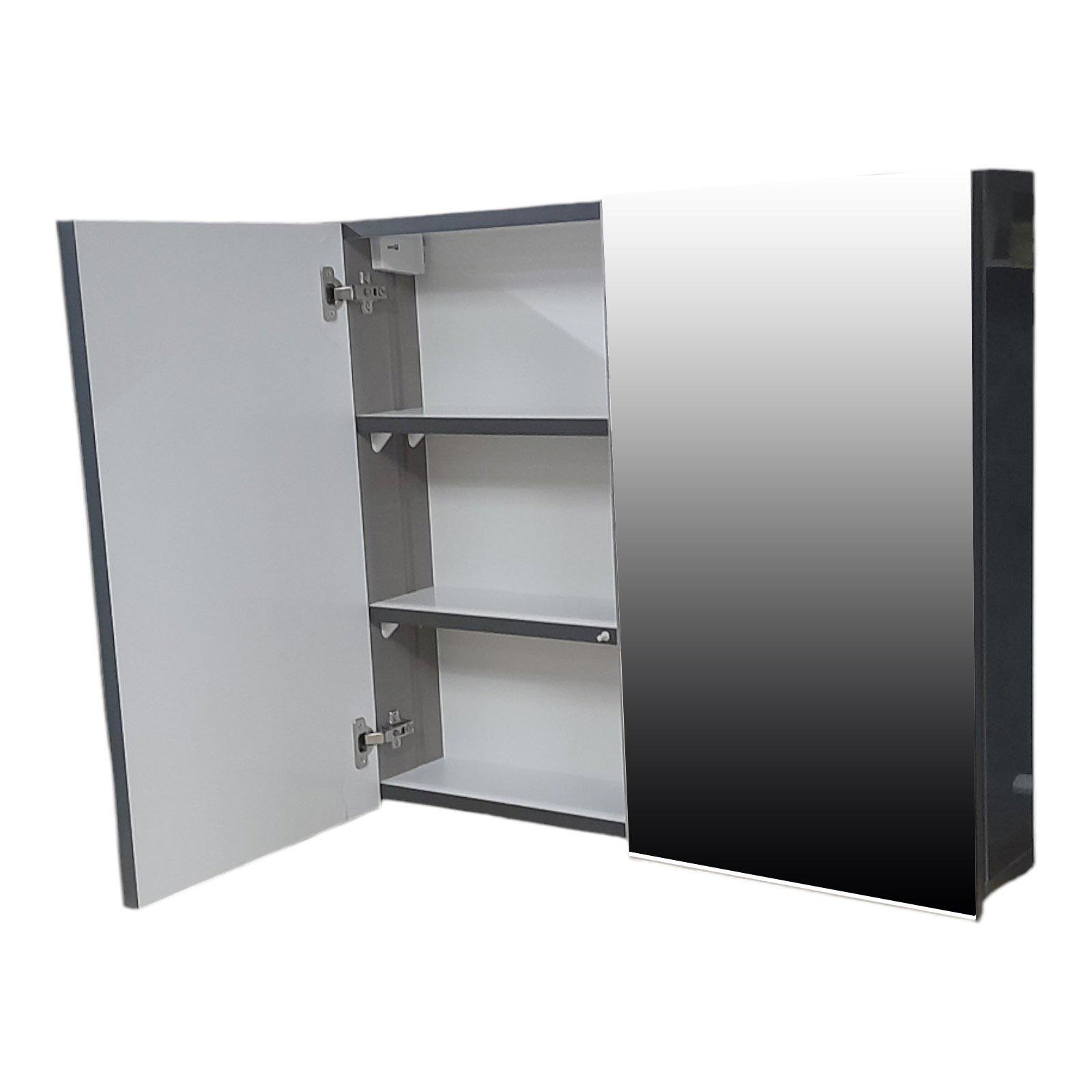 Шафа дзеркальна для ванної кімнати The MIX PL 8.2 пластикова 60 см (2347) - фото 4