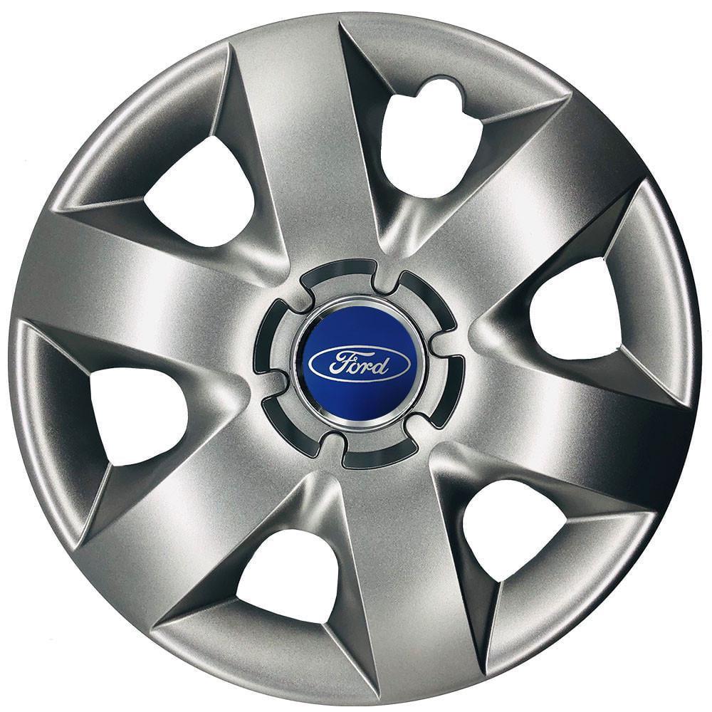 Колпаки SJS 215 с логотипом Ford 4 шт. R14 Серебряный (2654557079)