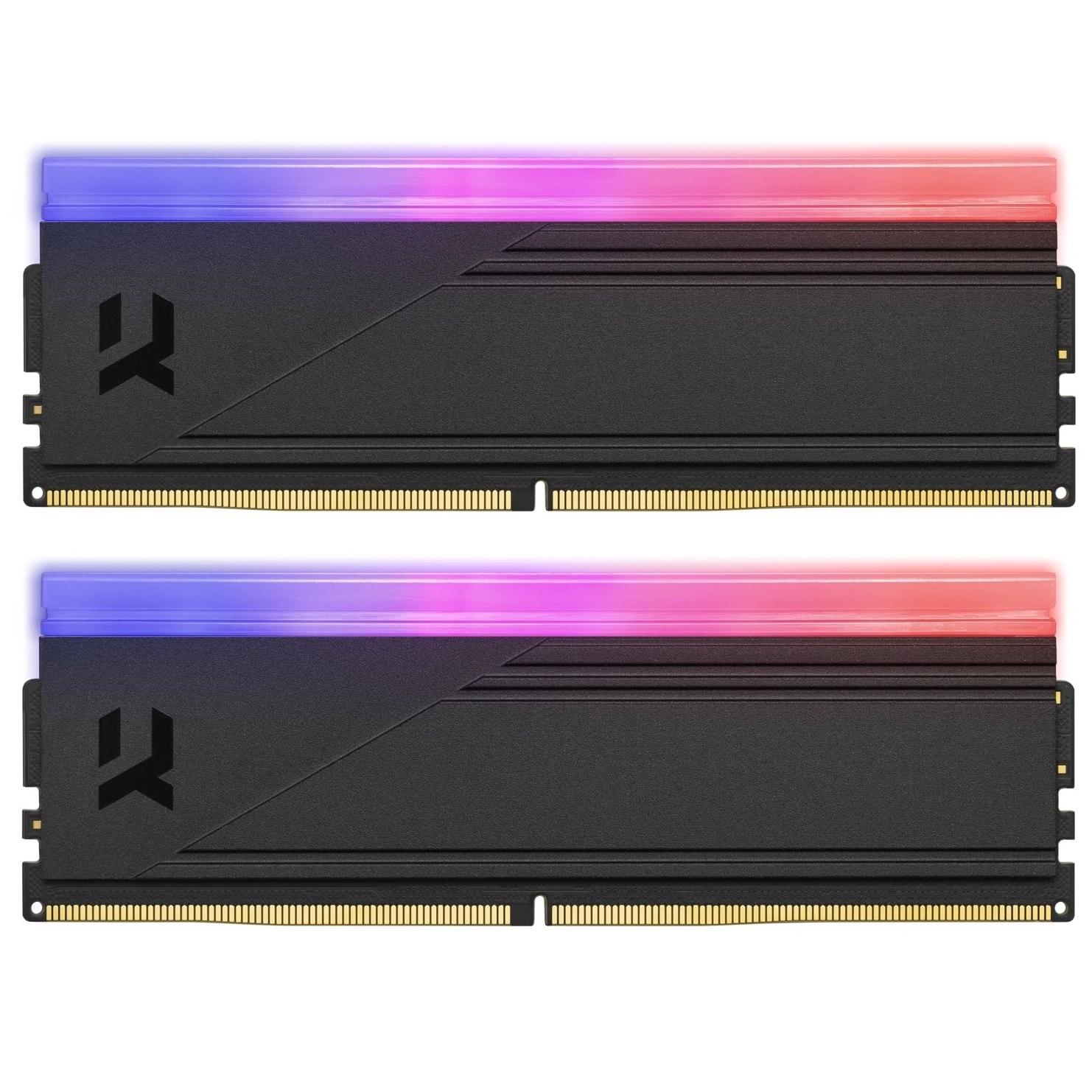 Оперативная память с подсветкой Goodram IRDM RGB 32 Гб DDR5 5600 МГц CL30 Черный (IRG-56D5L30S/32GDC)
