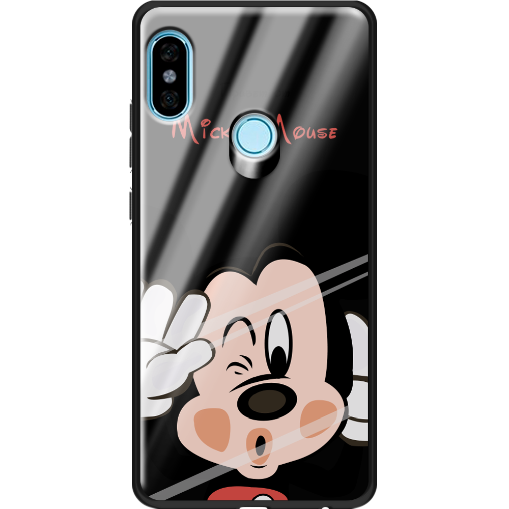 Чехол BoxFace Xiaomi Redmi Note 5 / Note 5 Pro Mister M Черный силикон со стеклом (32971-cc58-37747)