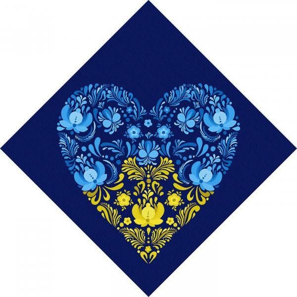 Картина по номерам Идейка Патриотическая Любовь Катерина Терещенко 40х40 см в термопакете (KHO5049)