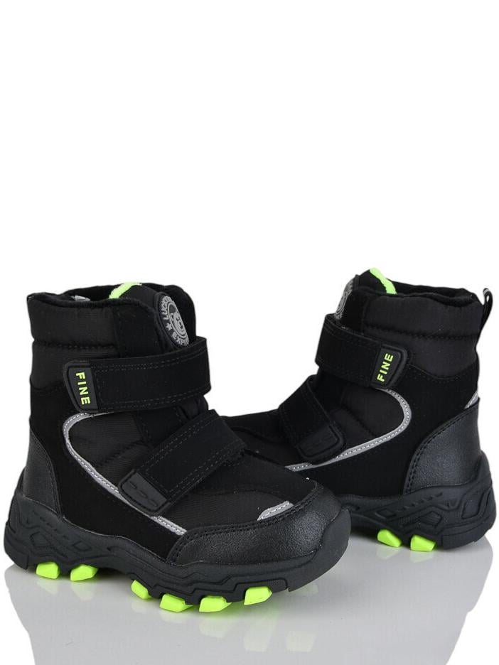 Сноубутсы на овчине Kimbo FGN590-1D р. 24 Черно-зеленый