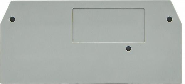 Пластина боковая для наборных клемм АСКО-Укрем JHN1-4 Cерый (A0130030009)