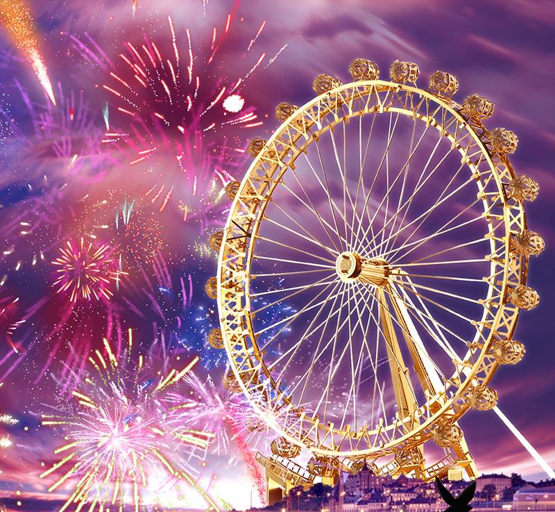 Конструктор Piececool London eye gold version P043-G колекційна модель - фото 4 Конструктор Piececool London eye gold version P043-G колекційна модель - фото 4