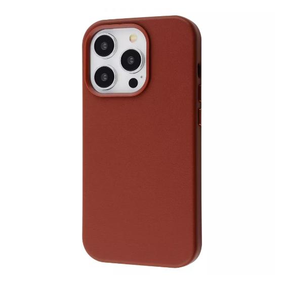 Чехол-накладка для телефона WAVE Premium Leather Edition Case with Magnetic Ring - iPhone 14 Pro umber (383620807)