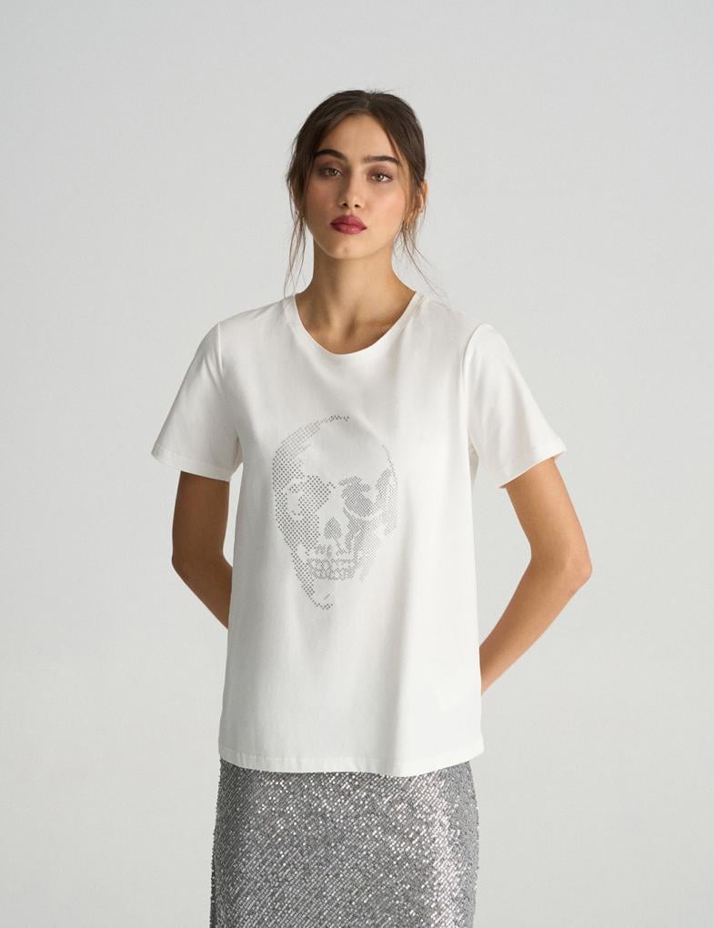 Футболка жіноча Diverse OKLAIK M Білий (5905384081759)