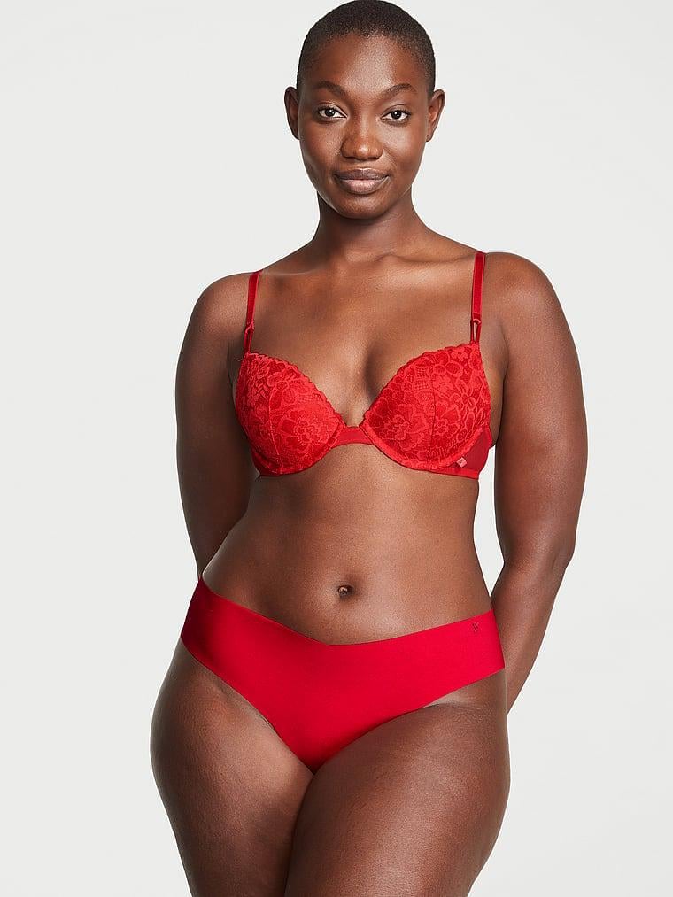 Трусики бесшовные Victoria's Secret No-Show Thong Red S Красный (26523307)