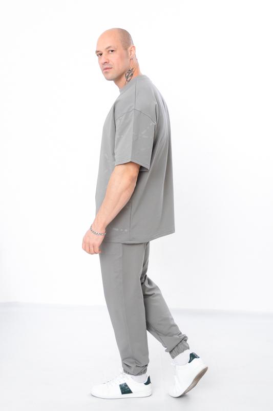 Комплект чоловічий футболка та штани Носи Своє р. 48 Сірий (8407-057-33-v11) - фото 2 Комплект чоловічий футболка та штани Носи Своє р. 48 Сірий (8407-057-33-v11) - фото 2