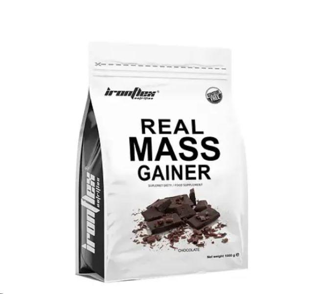 Гейнер Iron Flex Real Mass Gainer Chocolate 1000 g