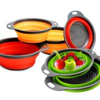 Корзина силиконовая W86 в раковину для мытья фруктов и овощей - фото 3 Корзина силиконовая W86 в раковину для мытья фруктов и овощей - фото 3