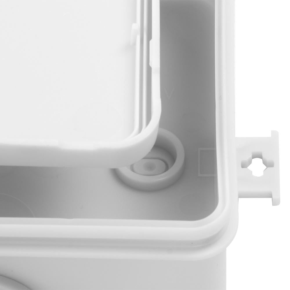 Розподільна коробка E.NEXT e.db.stand.85.85.50u 85x85x50 мм зовнішня 2 герметичних введення IP55 (s027040) - фото 7