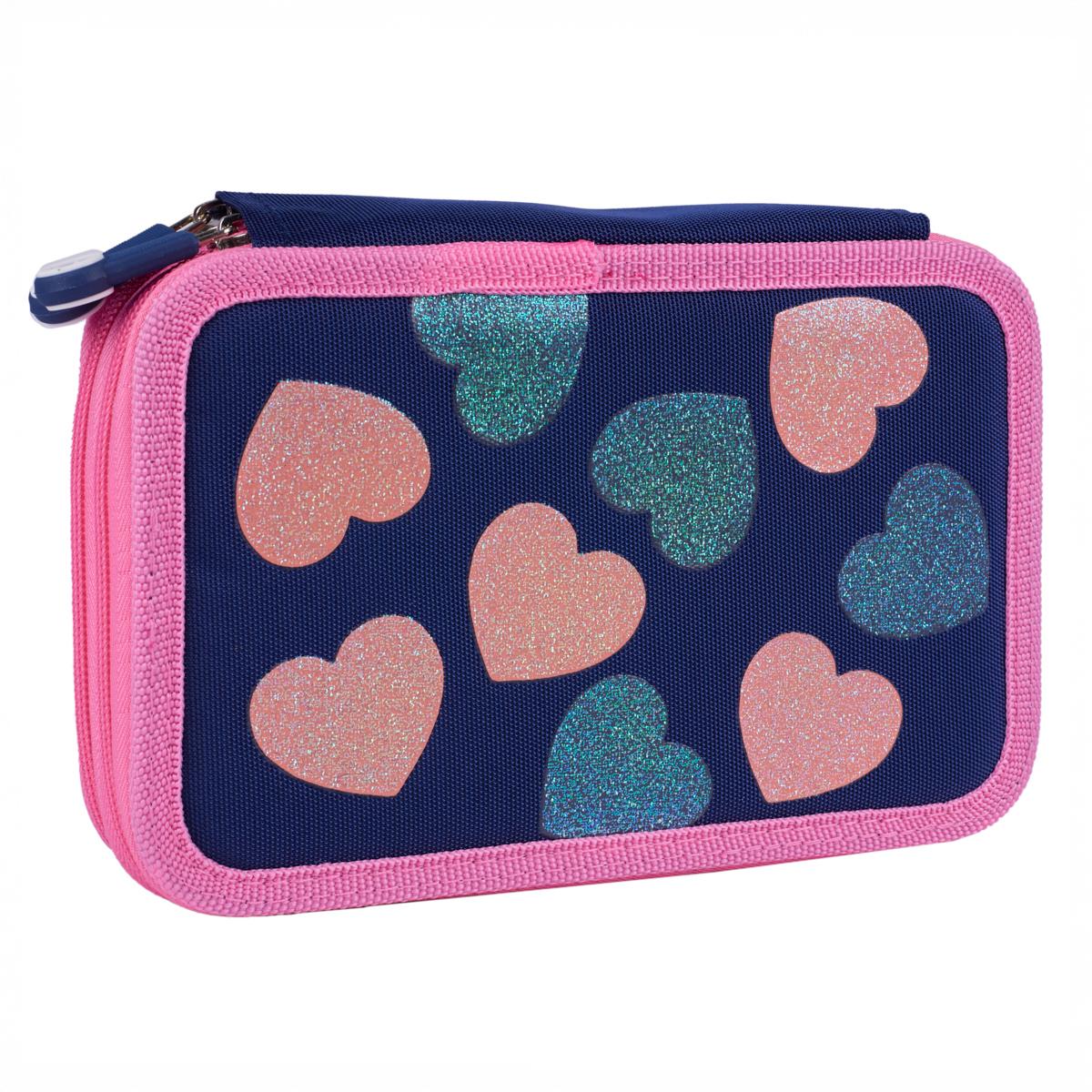 Пенал твердый двойной YES Bright Hearts HP-01 - фото 2 Пенал твердый двойной YES Bright Hearts HP-01 - фото 2