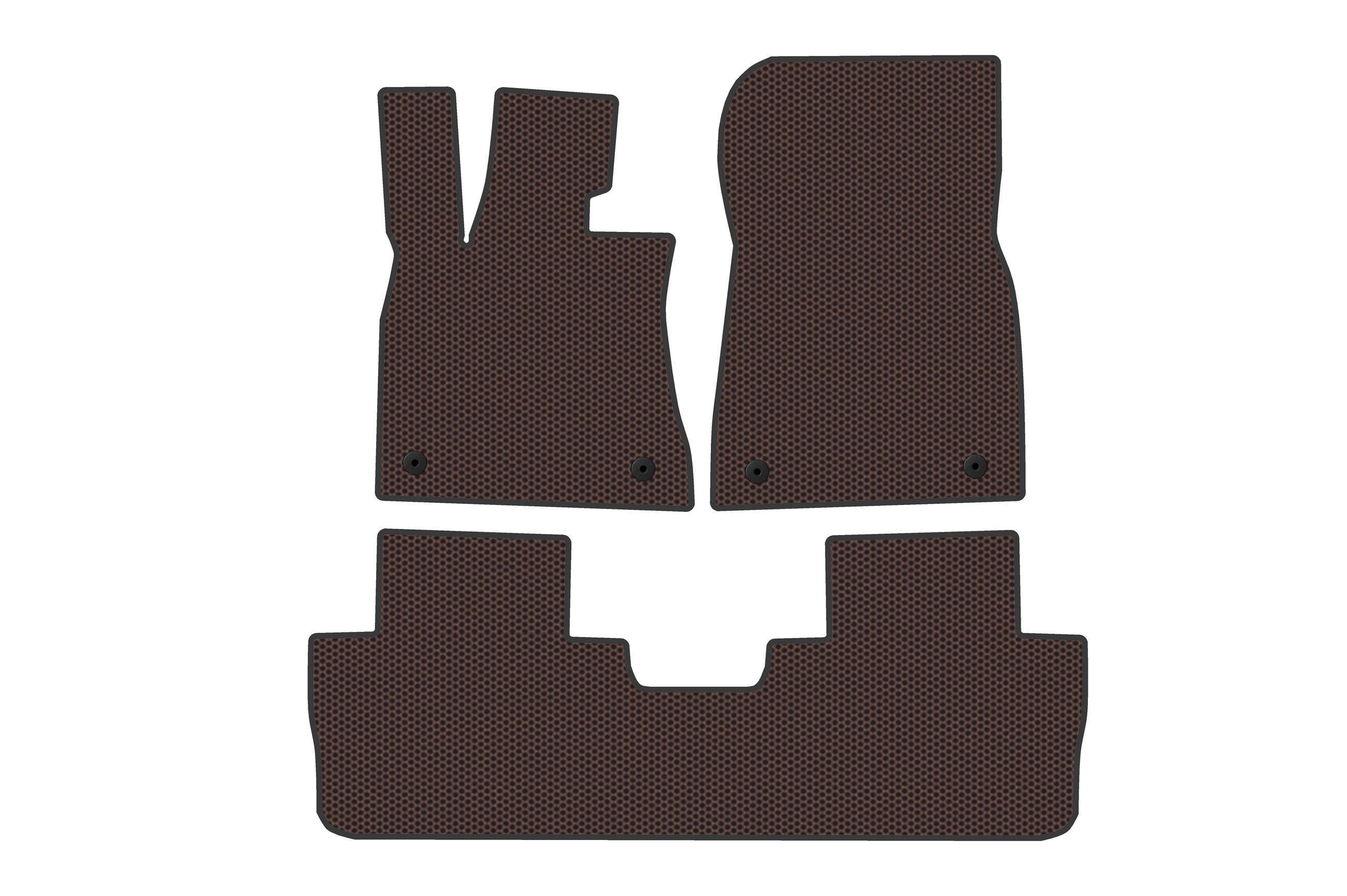 Коврики резиновые Digital Designs Carsuit для Lexus RX 2022- г. Коричневый (185359)