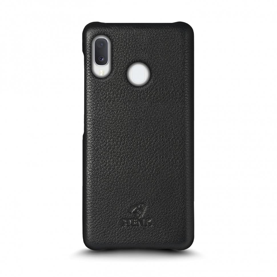 Кожаная накладка Stenk Cover для Samsung Galaxy Jean2 Черная (69434)