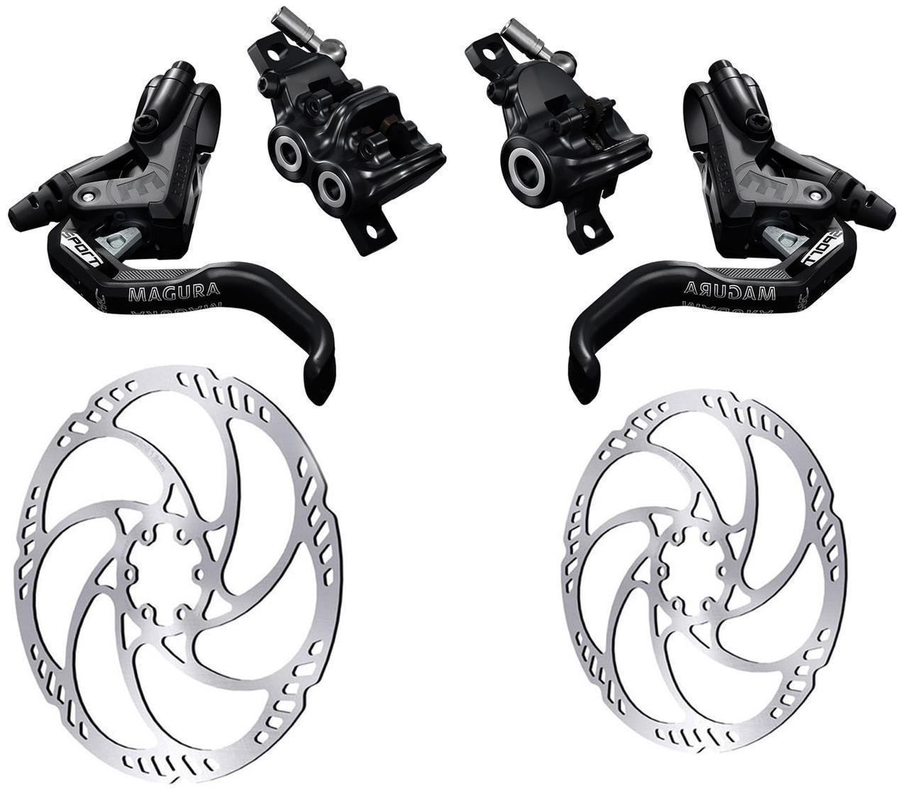 Комплект тормозов MAGURA MT Trail Sport HC и роторы Storm HC 203/180 мм (2656508673)