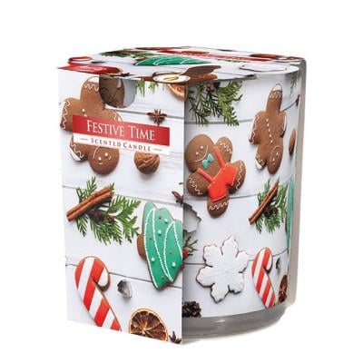 Свечка ароматическая Bispol Праздничный час (27393)