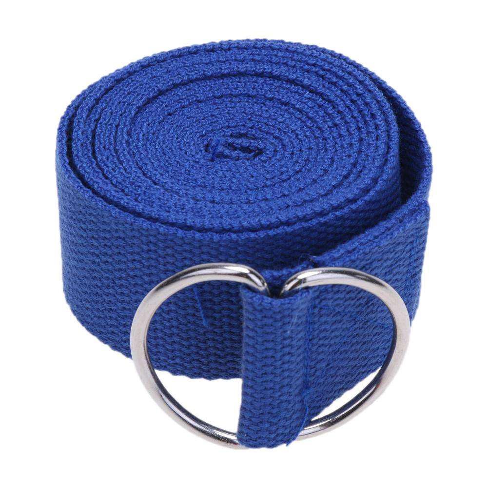 Ремінь для йоги EasyFit Yoga Strap 183 см Синій (EFYGS183-BL) - фото 1