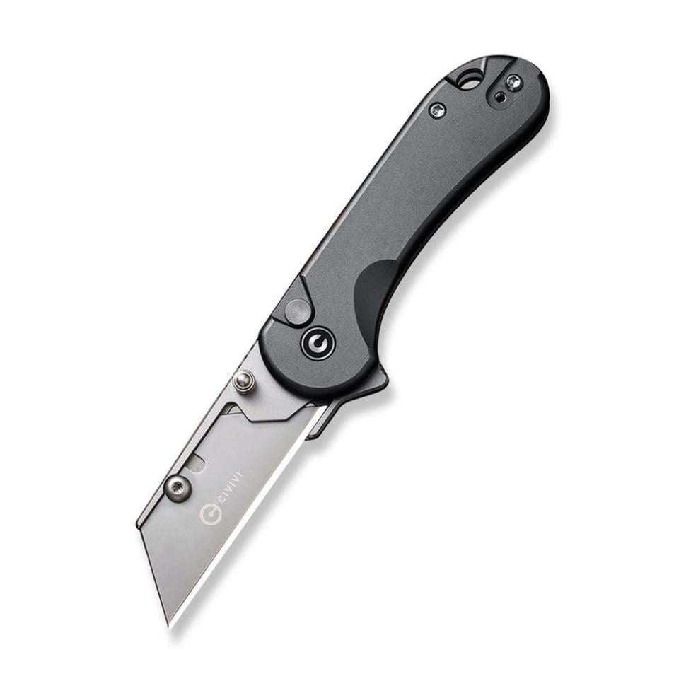 Нож складной Civivi Elementum Utility C23039B-4 механизм Button Lock длина 150,2 мм длина клинка 57,5 мм толщина 0,6 мм Серый (619698)