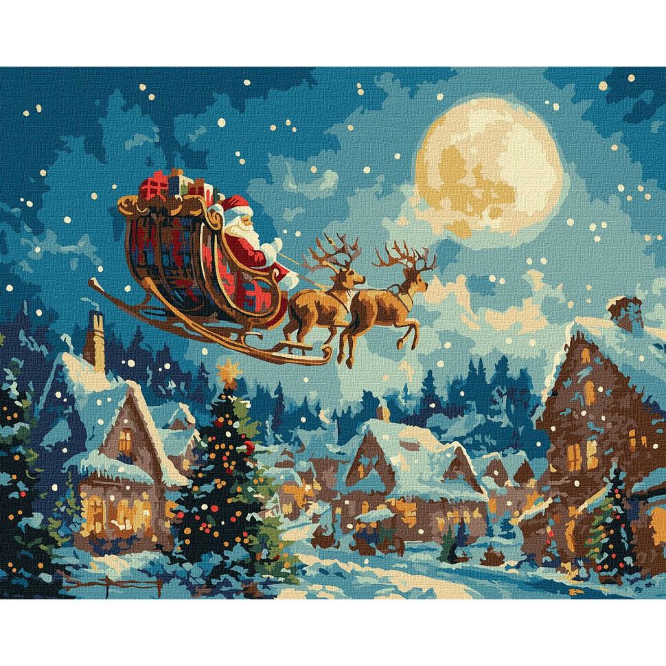 Картина по номерам Ideyka Рождественская сказка 40x50 см (KHO5148)