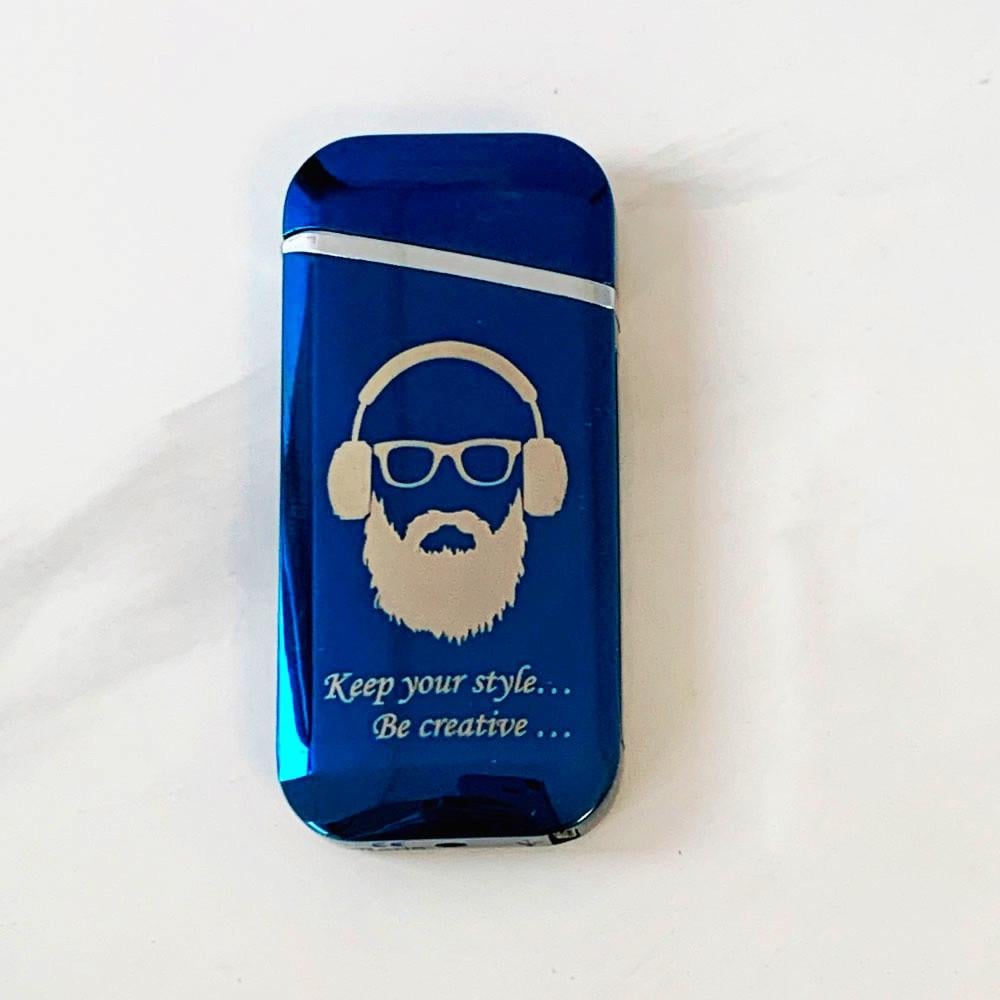 Зажигалка USB с двумя дугами "Бережи свій стиль" (ДУГ03)