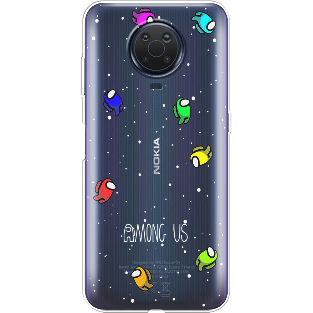 Чехол BoxFace Nokia G10 Among Us Invisible Прозрачный силикон (42626-bk76-42373)