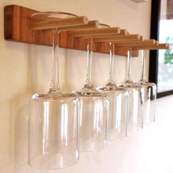 Полка для бокалов из дерева Аркадия Шафран (ОБС-006606)