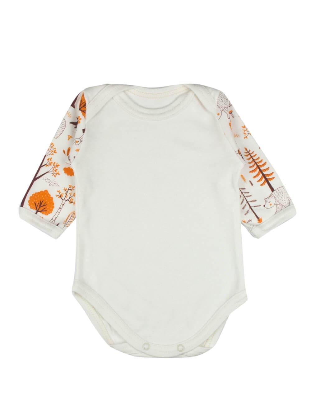 Боди детский Волшебный лес 74 см Бежевый (1131111-74)