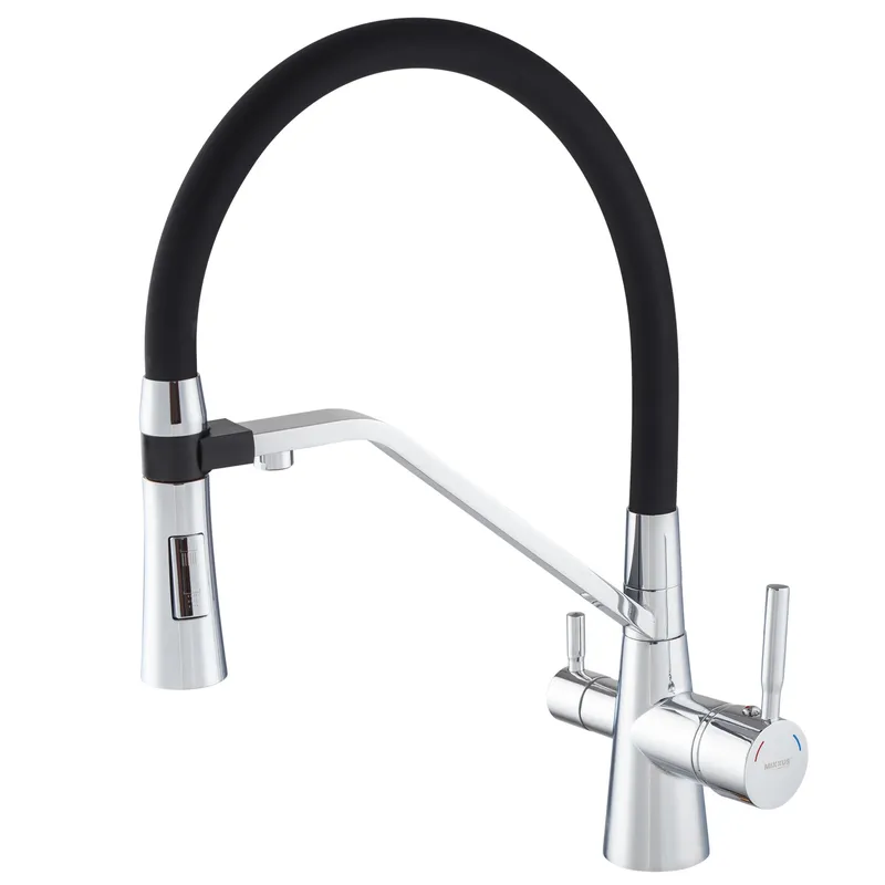 Змішувач для кухні MIXXUS Premium Magnet 021 REFL.BLACK (MI6973) - фото 2 Змішувач для кухні MIXXUS Premium Magnet 021 REFL.BLACK (MI6973) - фото 2