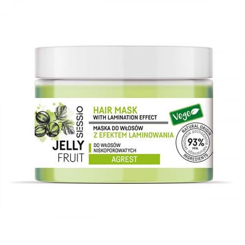 Маска Sessio Jelly Fruit Ламинирующая для волос с экстрактом крыжовника 250 мл