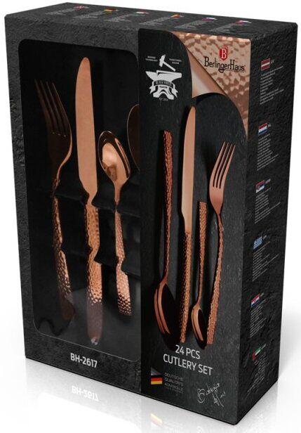 Набір столових приладів Berlinger Haus Metallic Line 24 пр. (BH-2617) - фото 4 Набір столових приладів Berlinger Haus Metallic Line 24 пр. (BH-2617) - фото 4