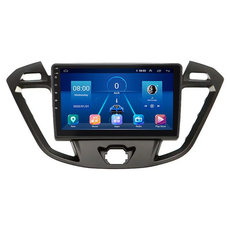 Автомагнитола штатная Lesko 4G/Wi-Fi/GPS для Ford Tourneo Custom I Рестайлинг 2017-6/128Gb 9" (1984577703)