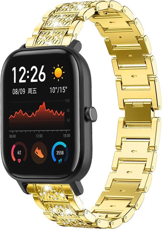 Браслет металлический Glam для Amazfit GTS Gold (32805-2A)
