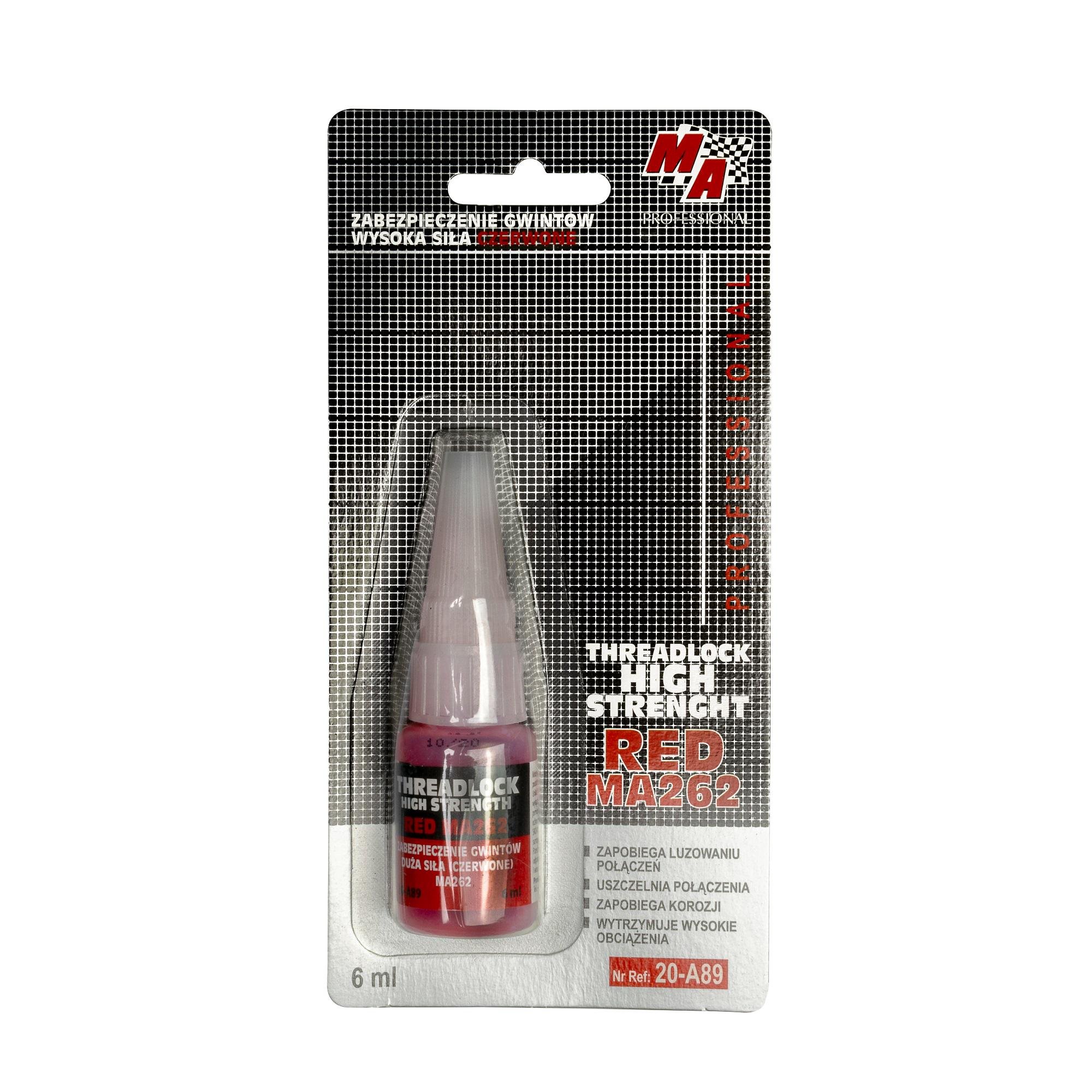 Фиксатор резьбы Moje AUTO Красный (20-А89)