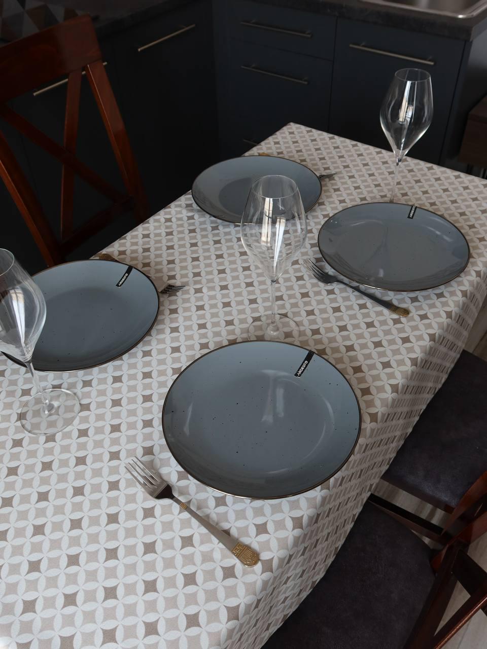 Скатертина водовідштовхувальна тефлонова прямокутна 140x170 см (300137-p2) - фото 3