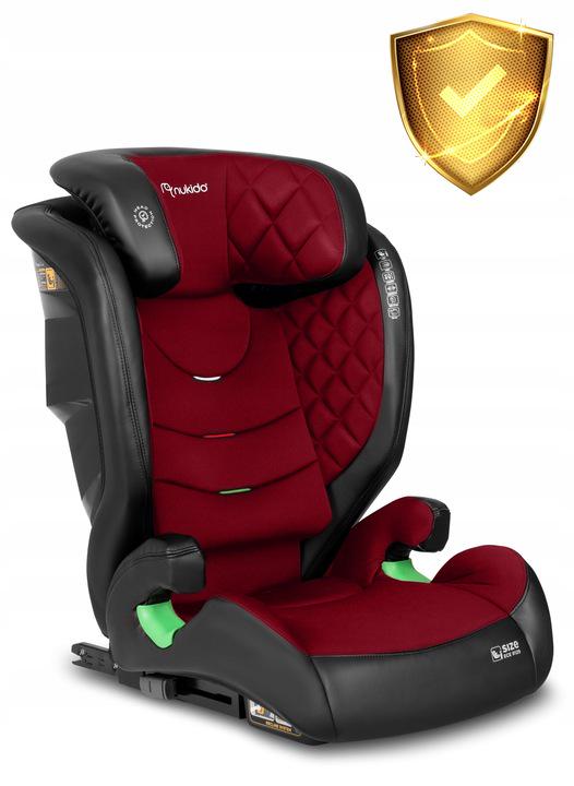 Автокрісло дитяче Nukido Louis Isofix 15-36 кг Чорно-червоний (710012) - фото 5